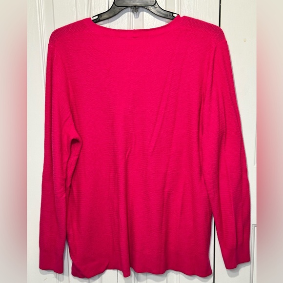 Gap XXL Pink Vneck Sweater - Picture 2 of 3